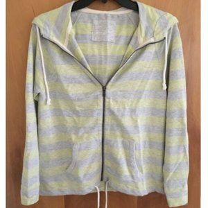 Sonoma Grey & Yellow Striped Hoodie